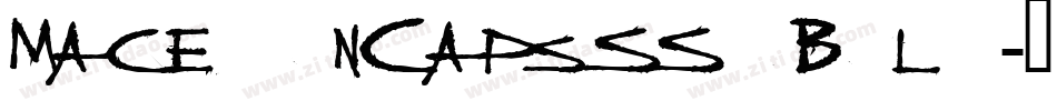 MacedonCapsSSK Bold字体转换